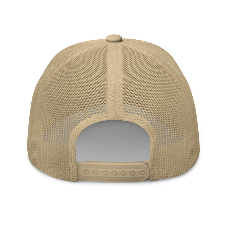 Orange and White SYR Syracuse Airport Code Trucker Hat