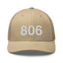 806 Texas Panhandle Area Code Trucker Hat