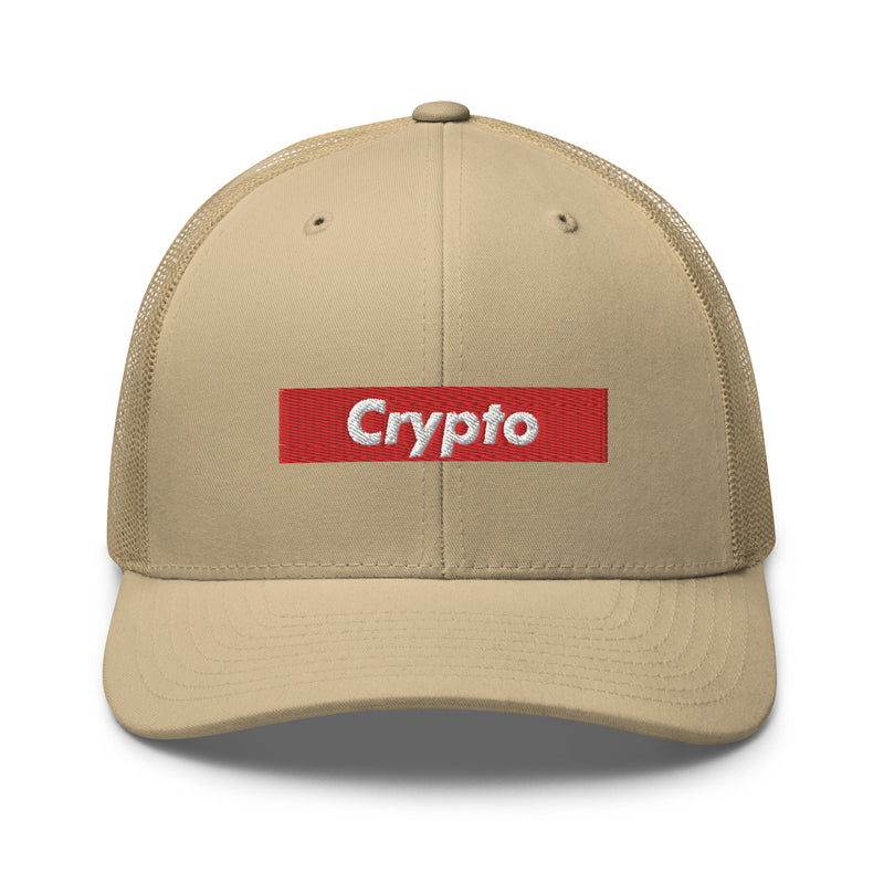 Crypto Box Logo Trucker Hat