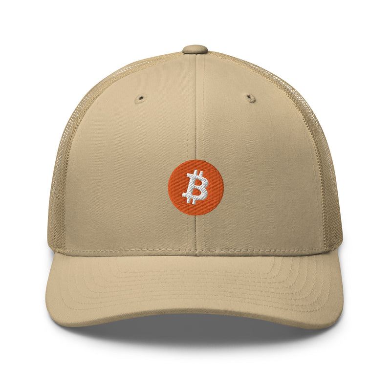 Bitcoin Logo Trucker Hat