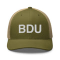 BDU Boulder Airport Code Trucker Hat