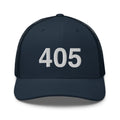 405 Oklahoma Area Code Trucker Hat