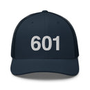 601 Jackson Mississippi Area Code Trucker Hat