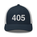 405 Oklahoma Area Code Trucker Hat