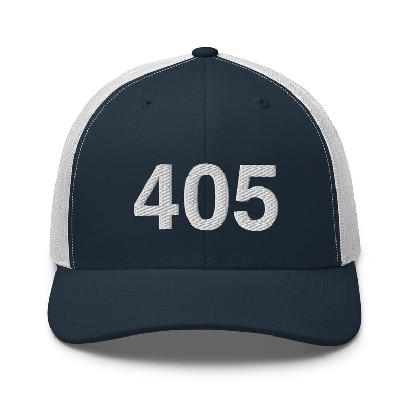 405 Oklahoma Area Code Trucker Hat