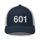 601 Jackson Mississippi Area Code Trucker Hat
