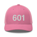 601 Jackson Mississippi Area Code Trucker Hat