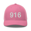 916 Sacramento Area Code Trucker Hat