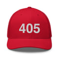 405 Oklahoma Area Code Trucker Hat