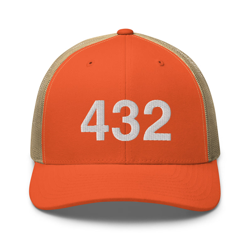 432 West Texas Area Code Trucker Hat