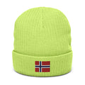 Norway Flag Recycled PolyesterCuffed Beanie