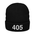 405 Oklahoma Area Code Recycled Polyester Cuffed Beanie