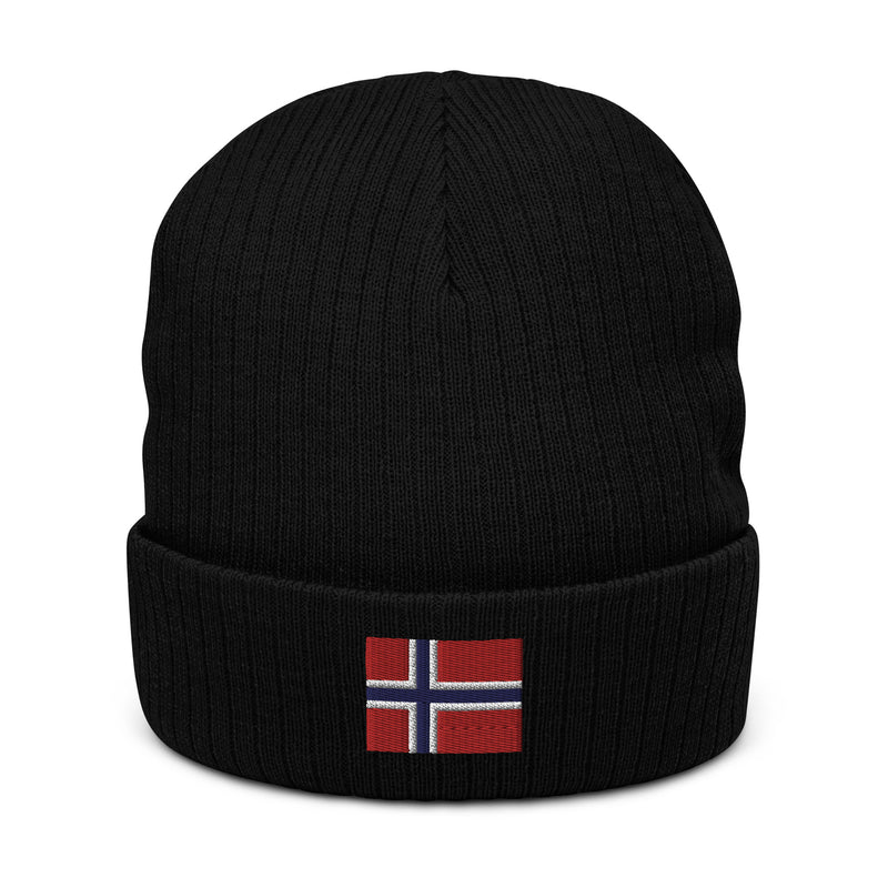 Norway Flag Recycled PolyesterCuffed Beanie