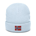Norway Flag Recycled PolyesterCuffed Beanie