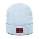 Norway Flag Recycled PolyesterCuffed Beanie