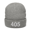 405 Oklahoma Area Code Recycled Polyester Cuffed Beanie