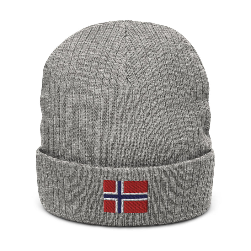 Norway Flag Recycled PolyesterCuffed Beanie