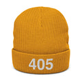 405 Oklahoma Area Code Recycled Polyester Cuffed Beanie