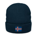 Iceland Flag Recycled Polyester Cuffed Beanie