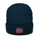 Norway Flag Recycled PolyesterCuffed Beanie