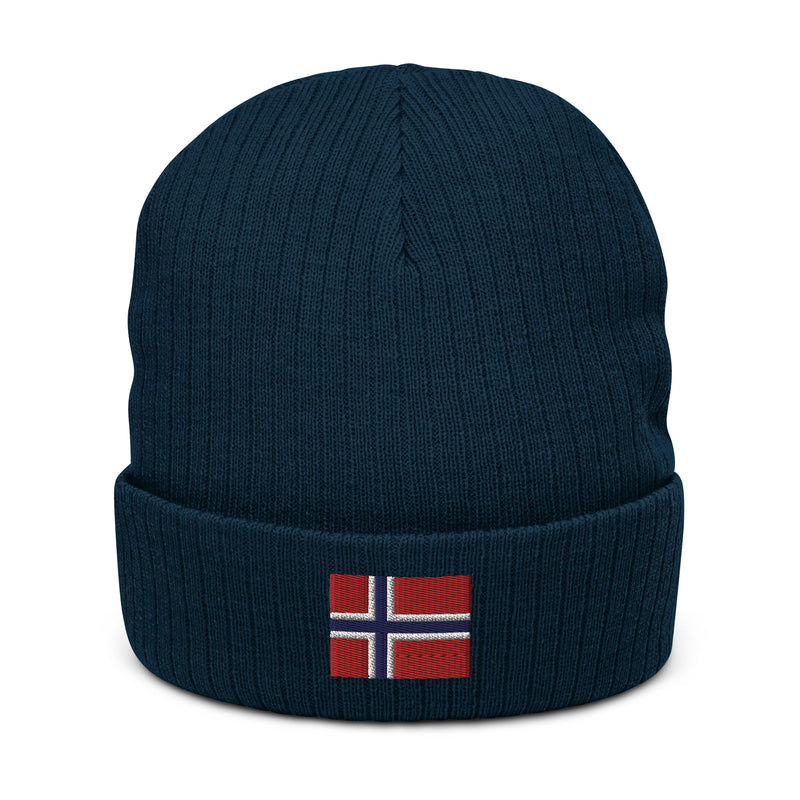 Norway Flag Recycled PolyesterCuffed Beanie