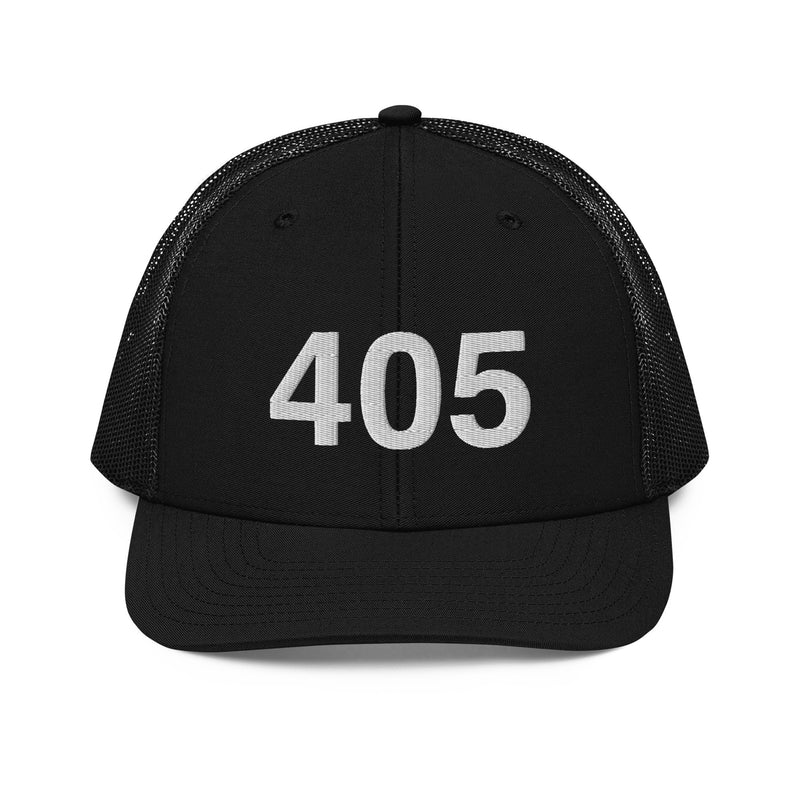 405 Oklahoma Area Code Richardson Trucker Hat