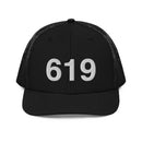 619 San Diego CA Area Code Richardson Trucker Hat