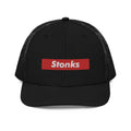 Stonks Box Logo Richardson Trucker Hat