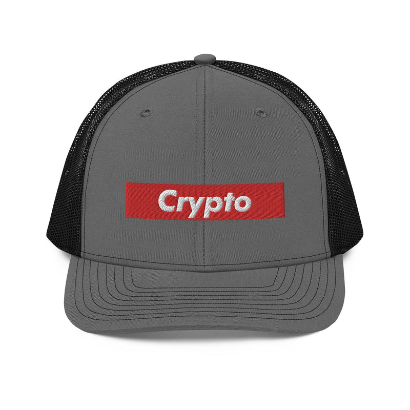 Crypto Box Logo Richardson Trucker Hat