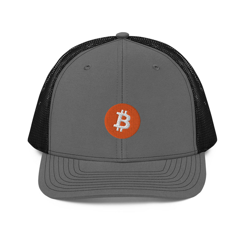 Bitcoin Logo Richardson Trucker Hat
