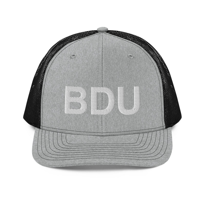 BDU Boulder Airport Code Richardson Trucker Hat