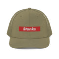 Stonks Box Logo Richardson Trucker Hat