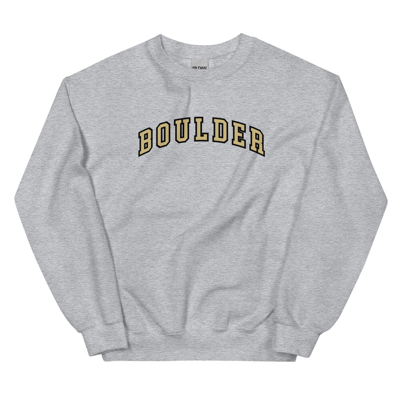 Boulder Colorado Collegiate Crest Champion Sweatshirt