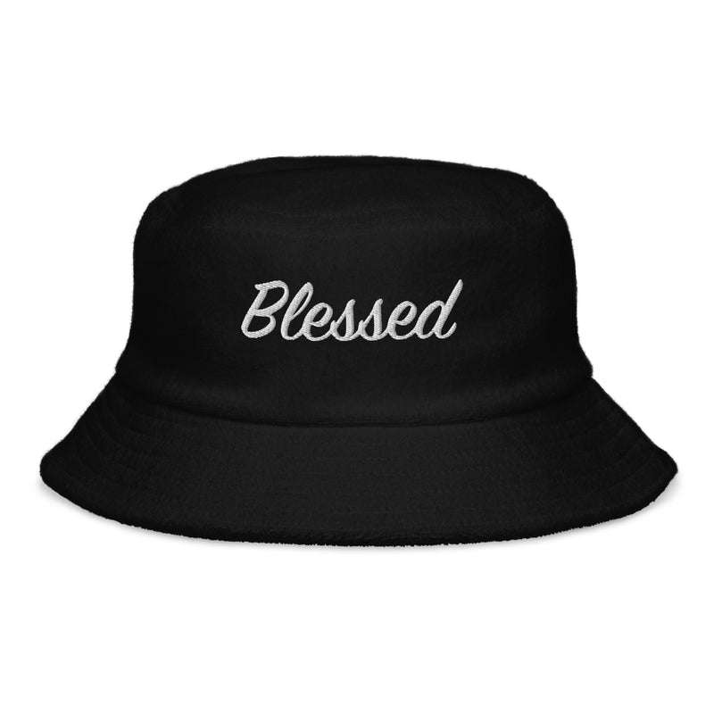 Blessed Terry Cloth Bucket Hat