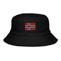 Norway Flag Terry Cloth Bucket Hat