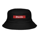 Stonks Box Logo Terry Cloth Bucket Hat