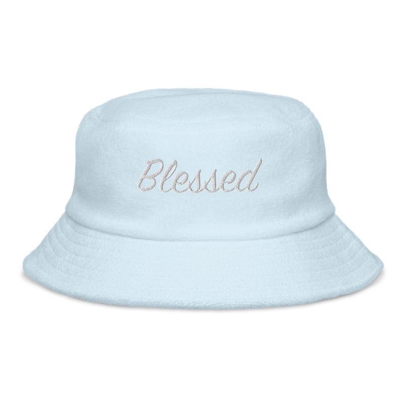 Blessed Terry Cloth Bucket Hat