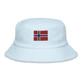 Norway Flag Terry Cloth Bucket Hat