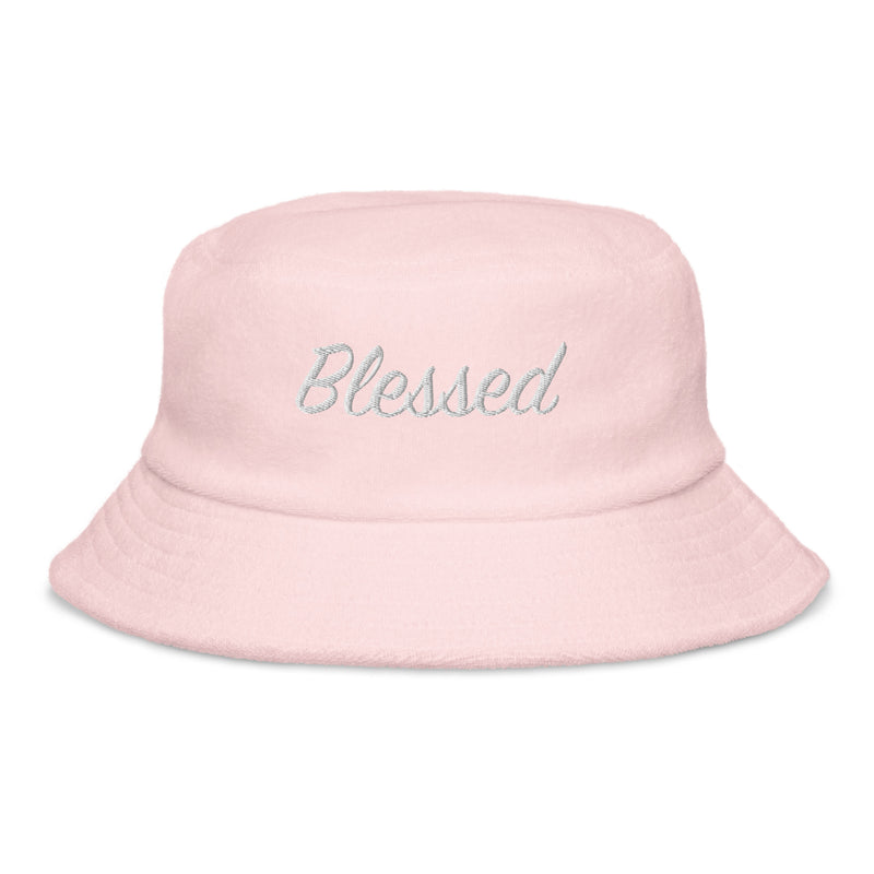 Blessed Terry Cloth Bucket Hat