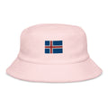 Iceland Flag Terry Cloth Bucket Hat