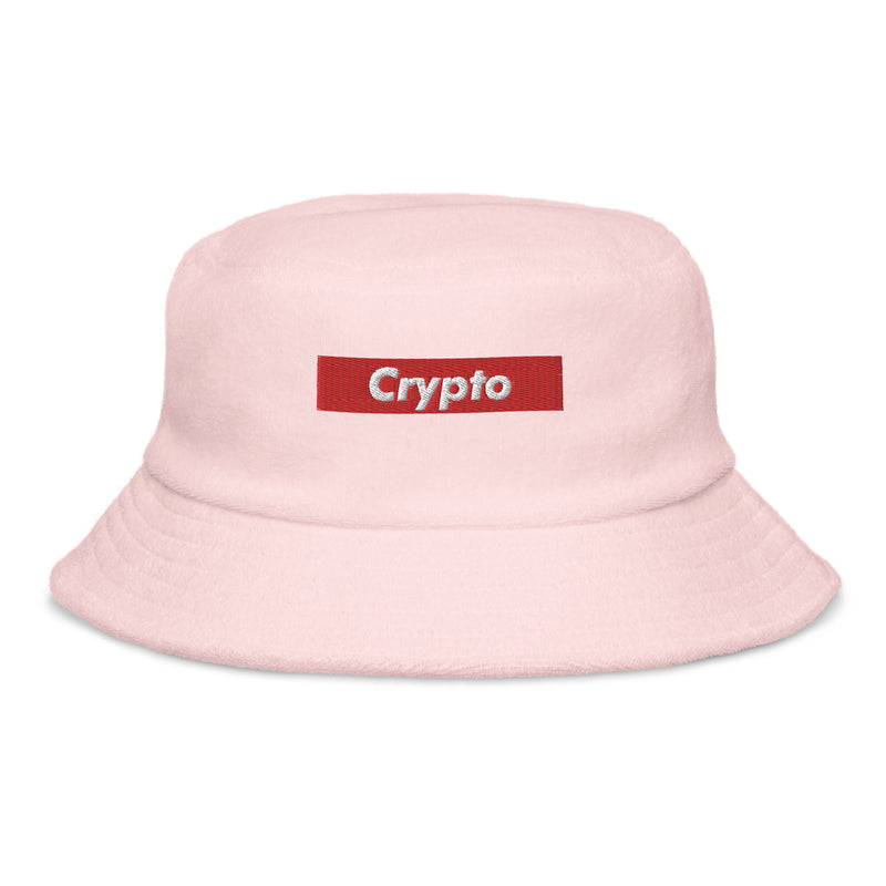 Crypto Box Logo Terry Cloth Bucket Hat