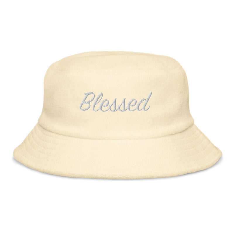 Blessed Terry Cloth Bucket Hat