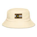 Boulder Colorado Flag Terry Cloth Bucket Hat