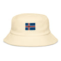 Iceland Flag Terry Cloth Bucket Hat