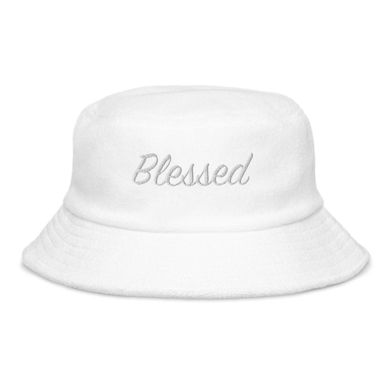 Blessed Terry Cloth Bucket Hat