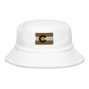 Boulder Colorado Flag Terry Cloth Bucket Hat