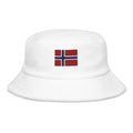 Norway Flag Terry Cloth Bucket Hat