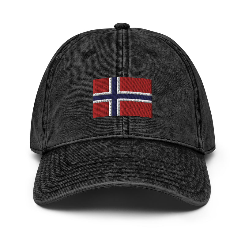 Norway Flag Faded Dad Hat
