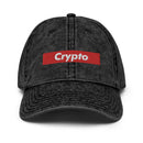 Crypto Box Logo Faded Dad Hat
