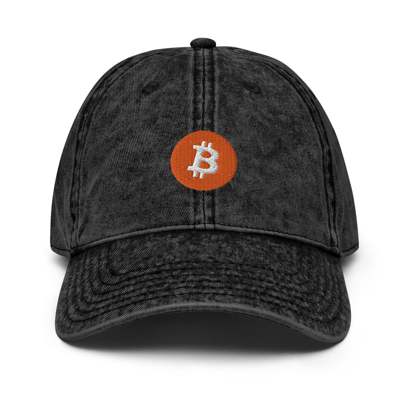 Bitcoin Logo Faded Dad Hat